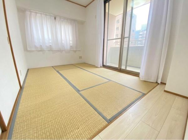 ロワール白木原セントラルステージ　和室　AIにより室内の荷物を消去しています。
